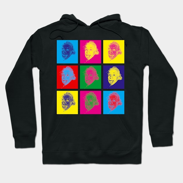 Einstein PopArt Hoodie by EagleFlyFree